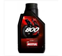 Aceite de mezcla para moto Motul 800 100 % sintético de 2 tiempos, 1 litro