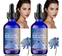 Aceite de Moringa y Loto Azul, Loción Antiedad para la Piel para Mujeres, Aceite Facial Iluminador de Semillas de Moringa, Cuidado Antioxidante de la Piel, Hidratación Profunda