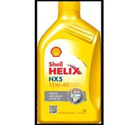 Aceite de motor SHELL Helix HX5 15W40, 1L