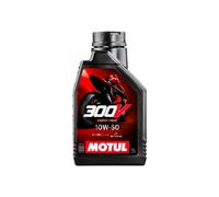 Motul Bidón de aceite 300V Road Racing 10W50 4T 100% síntesis 1L para moto