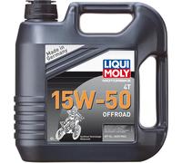 LIQUI MOLY Motorbike 4T 15W-50 Offroad | 4 L | Tecnología de síntesis de motocicletas Aceite del motor | 3058