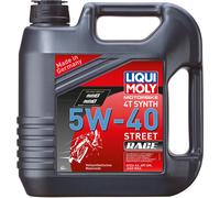 LIQUI MOLY Motorbike 4T Synth 5W-40 Street Race | 4 L | Motocicleta aceite de motor completamente sintético | 1685