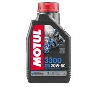 1Lt Aceite Motul 3000 20W50 Moto Scooter - Mineral - Harley-Davidson - Aso MA2