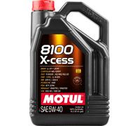 5Lt Aceite Motor Coche MOTUL 8100 X-Cess gen2 5W-40 100% Sintético Acea A3/B4