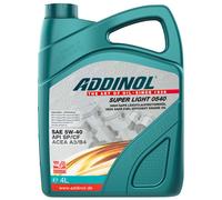 Aceite De Motor ADDINOL 5W-40 Super Light 0540 4 Litros Para KIA Mercedes Opel