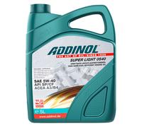 Aceite De Motor Addinol 5W-40 Super Light 0540 5 L Para KIA Mercedes Opel