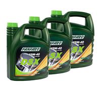 Aceite De Motor FANFARO DSX 15W-40 API CH-4 SL 3x5L VW 505.00 501.00 MB 229