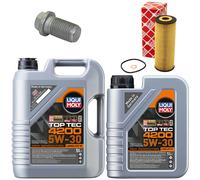 Aceite de motor Filtro Kit 5W-30 LIQUI MOLY 6 Litro+Tornillo