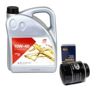 Aceite de Motor Kit 10W-40 5Litro + Filtro Sm 5085 para Skoda Rapid Spaceback