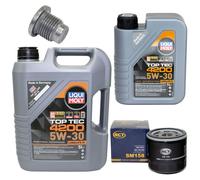 Aceite de Motor Kit 4200 5W-30 Liqui Moly + Filtro Sm 158 para Dacia Sandero, II