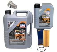 Aceite de Motor Kit 5W-30 6Litro + Filtro Sh 421 P + Tornillo para Skoda Super I