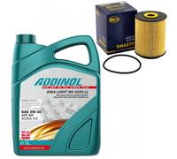 Aceite de Motor Kit 5W-30 Addinol 5Litro + Filtro Sh 427 P para Seat Inca VW Shr
