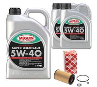 Aceite de Motor Kit 5W-40 Sintético Meguin 7Litro + Filtro para Mercedes Clase