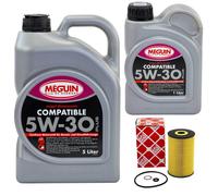 Aceite de Motor Kit SAE 5W-30 Plus Meguin 6Litro + Filtro para Hyundai i30 iX20