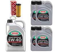 Aceite de Motor Kit SAE 5W-40 Sintético Meguin 9Litro + Filtro para Audi A6 A8