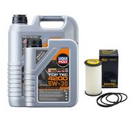Aceite de Motor Kit Top Tec 4200 5W-30 6Litro + Filtro para Volvo S40 II V50 VW