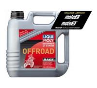 Aceite de motor liqui moly sintetico 2t off-road race-garrafa 4l para moto