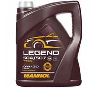 Aceite De Motor MANNOL 0W-30 Legend 504/507 5 Litros Para Audi BMW Mercedes