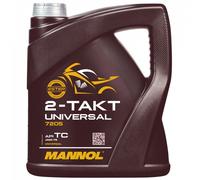 Aceite de Motor 2-Takt Universal Mannol Api TC 4 Litro Moto Scooter Aceite