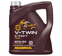 Aceite de Motor Mannol 4-Takt V-Twin 20W-50 4 Litro para BMW Ducati Harley