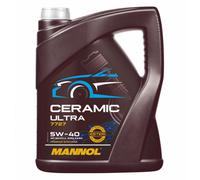 Aceite De Motor MANNOL 5W-40 Ceramic Ultra 5 Litros Para Audi BMW Fiat Citroen
