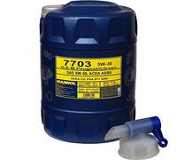 Aceite de motor Mannol 7703 O.E.M. 5W-30 de 20 litros, aceite sintético + grifo de salida
