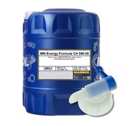 Aceite De Motor MANNOL 7917 Energy Formula C4 5W-30 ACEA C4, 20 Litros Con Grifo