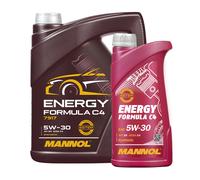Aceite De Motor MANNOL 7917 Energy Formula C4 5W-30 ACEA C4, MB 226.51, 6 Litros