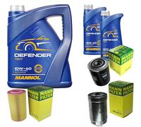 Aceite de motor Mannol Defender 10W-40 + filtro Mannol para Fiat Ducato Bus 230 2.8 TDI