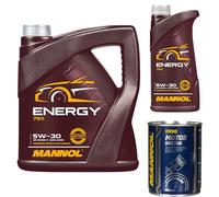 Aceite de motor Mannol Energy 5W-30, 5 L, 1 motor Mannol Doctor Aditivo
