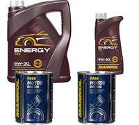Aceite de motor Mannol Energy 5W-30, 6 l, 2 x Mannol Motor Doctor Aditivo