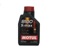 Motul 104531 Aceite de Motor 8100 X-MAX 0W-40 1 L, Color marrón