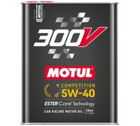 Aceite De Motor Motul 300V 5W40 Power 100% Sintético Racing 2 LT Nuevo