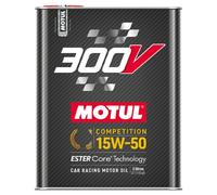 Aceite De Motor Motul 300V COMPETITION 15W-50 2 Litros Racing 110860 Ester Core