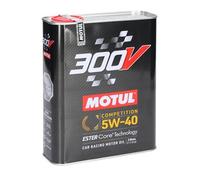 Aceite Motor MOTUL 300V 5w40 Power 100% Sintético Tecnología Estercore Racing 2L