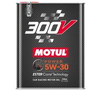 Aceite De Motor Motul 300V POWER 5W-30 2 Litros ESTER Core Racing