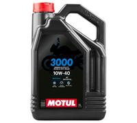 Aceite De Motor Motul 4T SAE 10W-40 Mineral 3000 API SM JASO MA2 4 Litros