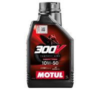Motul Bidón de aceite 300V Road Racing 10W50 4T 100% síntesis 1L para moto