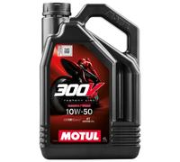 Aceite De Motor Motul 4T SAE 10W-50 Sintético 300V Factory Line Road Racing 4 L