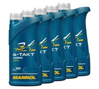 Aceite de Motor para 4-Takt Tractores Cortacésped Agro SAE 30 Mannol Api Sg 5x 1