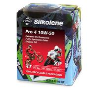 Aceite de motor Silkolene Pro 4 10W50 envase de 4 Litros
