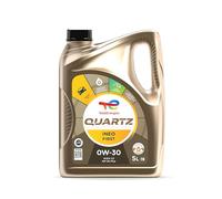 Aceite de Motor sintético Total Quartz INEO First 0W30 3B de 5 litros para Motores diésel y Gasolina Euro 6 con Filtro de partículas, ACEA C1, PSA B71 2312, máxima protección y Ahorro de