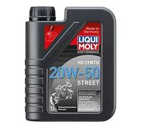 LIQUI MOLY Motorbike HD Synth 20W-50 Street | 1 L | Aceite de 4 tiempos de motocicleta | 3816