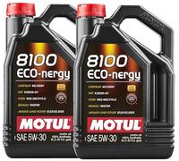 Aceite de motor WOL Motul 8100 Eco-Nergy 5W30 A5/B5 totalmente sintético 102898 (10L)