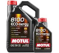 Aceite de motor WOL Motul 8100 Eco-Nergy 5W30 A5/B5 totalmente sintético 102898 (6L)
