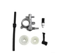 Aceite de motosierra para manguera y montaje de tornillo sin fin para modelos chinos 25CC 2500, piezas de repuesto de tubería de línea de combustible para equipos eléctricos de corte de madera de