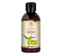 Aceite de Neem 250 ml - Neem Aceite - Aceite de Semilla de Azadirachta - 100% Natural y Puro - Aceite de Neem Puro Sin Refinar Prensado en Frío - Aceite Vegetal - Cuidado de la Piel, Cabello