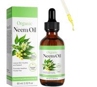 Aceite de neem orgánico para el aceite calmante natural de la piel, aceites nutritivos de neem para el crecimiento del cabello, neems de prensado puro, masaje corporal y cuidado de las uñas (1pcs)