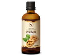 Aceite de Nuez - 100ml - Juglans Regia - Prensado en Frнo - Walnut Oil - Aceite Base - Aceite Portador - Aceite para la Piel - Cuidado del Cabello - Aceite de Baсo - Aceite Bronceador