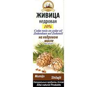 Aceite de nuez de cedro, resina de cedro 10%, mumijo 1%, 100 ml, prensado en frío, ивина + мумие